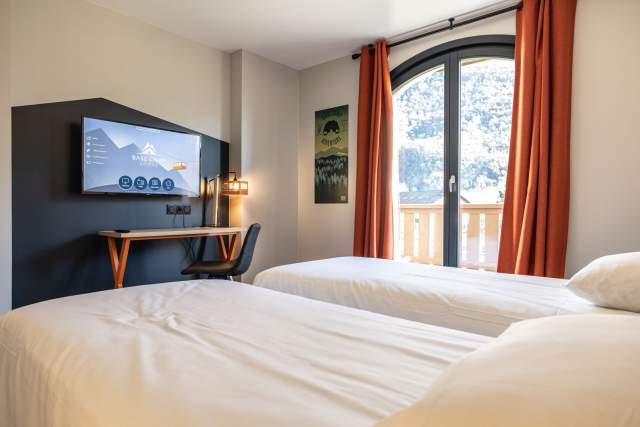 Chambre, Hôtel Savoie, Base Camp Lodge Albertville