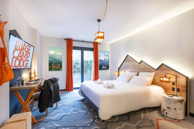 Chambre, Hôtel Savoie, Base Camp Lodge Albertville
